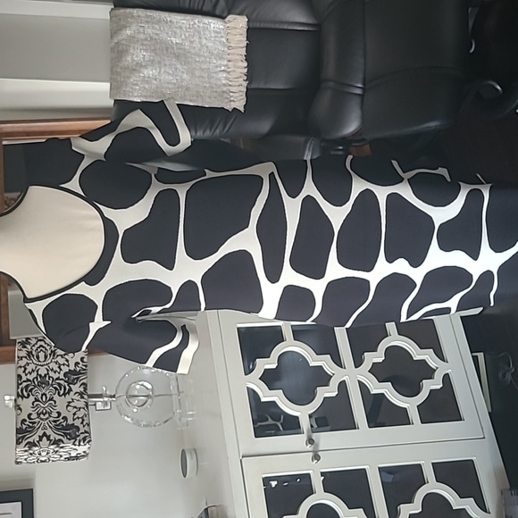 **HP** PINK TARTAN Black and White Dress - Picture 3 of 8